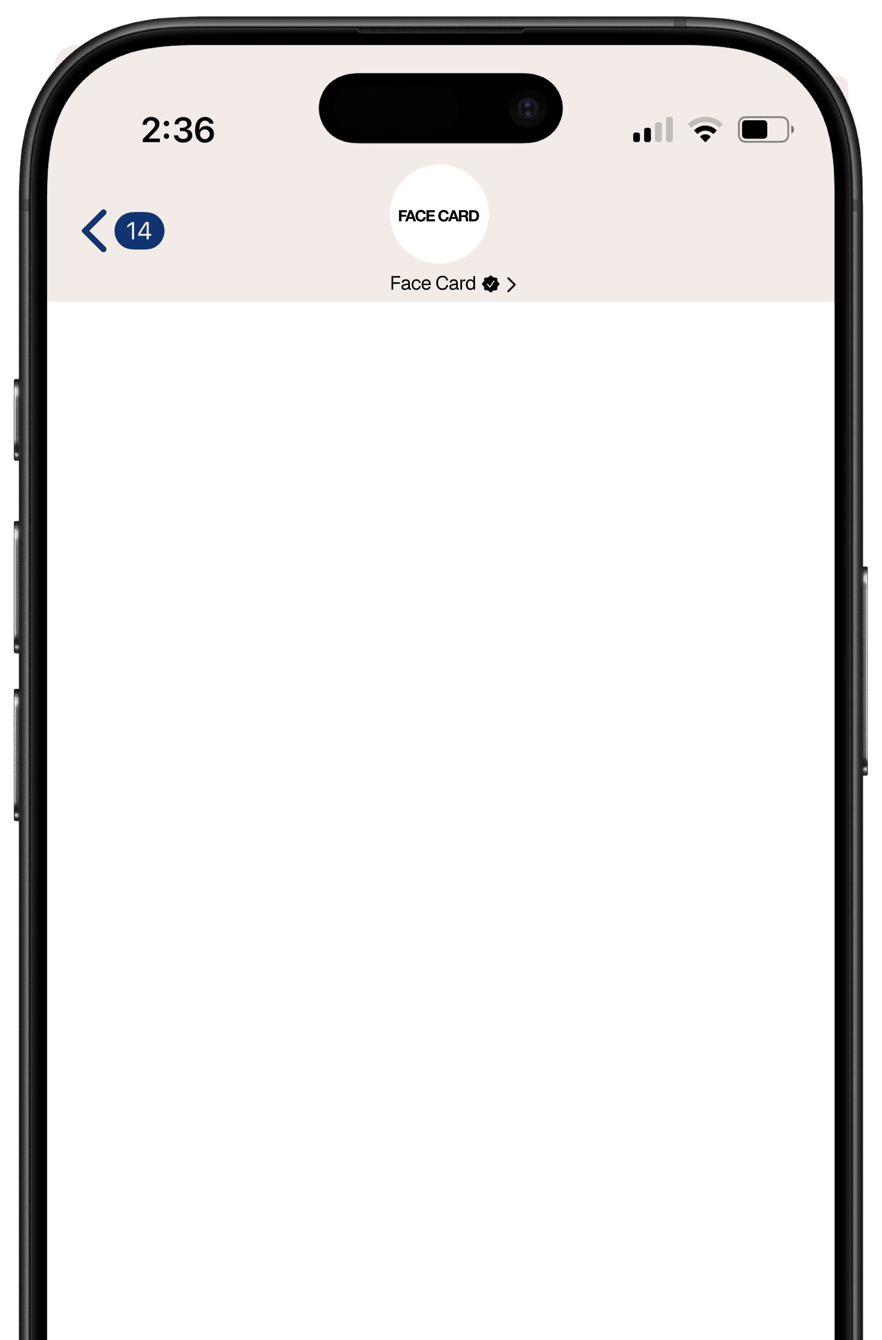 Face Messaging Mockup